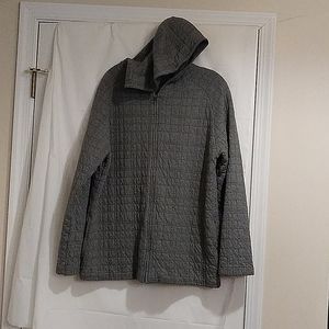 DKNY Natural Pure Quilted Jacket w/ a hoodie